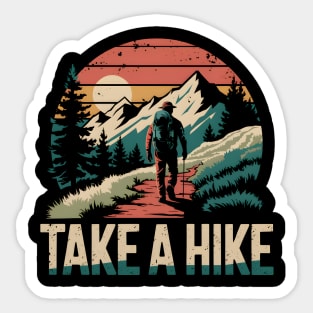 Take A Hike Sticker